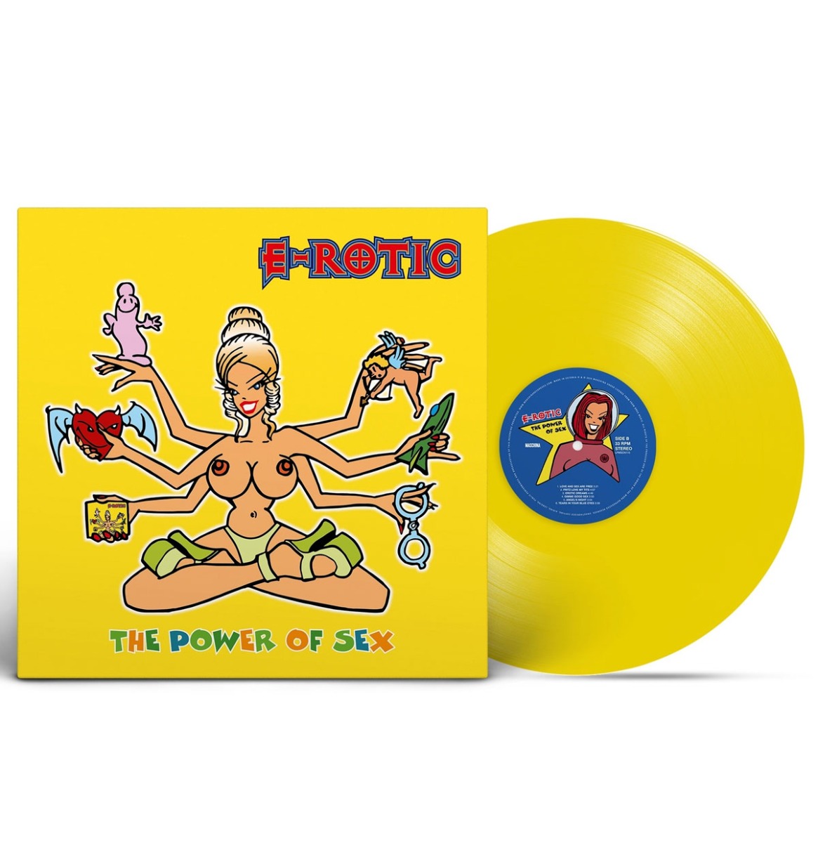 E-Rotic - The Power of Sex (Geel Vinyl) - GELIMITEERD (LP) | Maschina Records