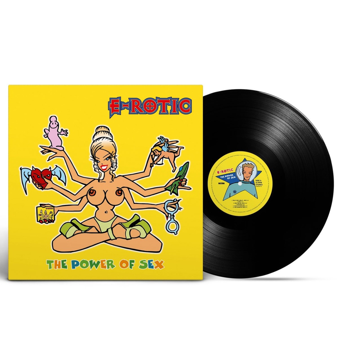 E-Rotic - The Power of Sex (Zwart Vinyl) (LP) | Maschina Records