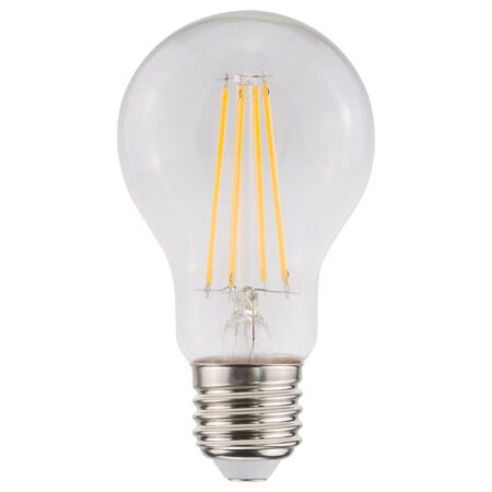 E27 LED Filament Lamp A60 - Energielabel A - 3.8 Watt - 806 Lumen - 2700K Warm Wit - Transparant glas | HOFTRONIC