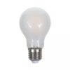 E27 LED Filament Lamp Frosted - 5 Watt 600lm - 2700K warm wit - Vervangt 50 Watt - E27 fitting - A60 lamp - Grote fitting | V-TAC