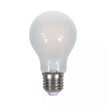 E27 LED Filament Lamp Frosted - 5 Watt 600lm - 2700K warm wit - Vervangt 50 Watt - E27 fitting - A60 lamp - Grote fitting | V-TAC