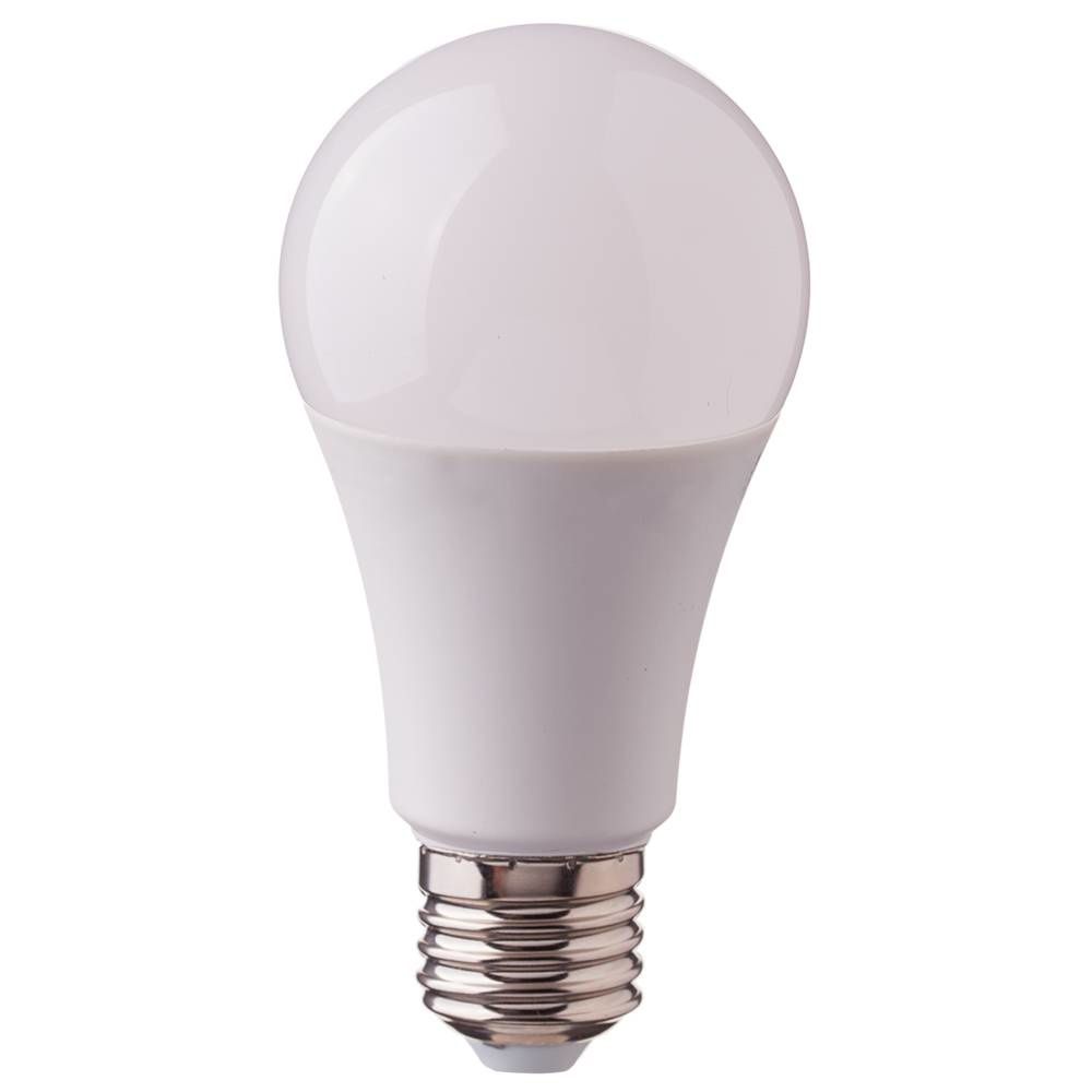 E27 LED Lamp - 12 watt - 1521 lumen - 3000K warm wit - Vervangt 100 watt - E27-fitting - A65 lamp - Grote fitting | V-TAC