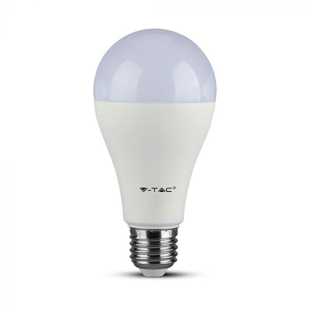 E27 LED Lamp - 15 Watt 1250lm - 4000K neutraal wit - Vervangt 85 Watt - E27 fitting - A65 lamp - Grote fitting | V-TAC