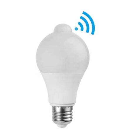 E27 LED Lamp - Sensor - 6W 450lm - 3000K - Vervangt 40W - A60 | Aigostar