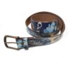 EPE Elvis Belt Leather Studs Blue-36 | Fiftiesstore