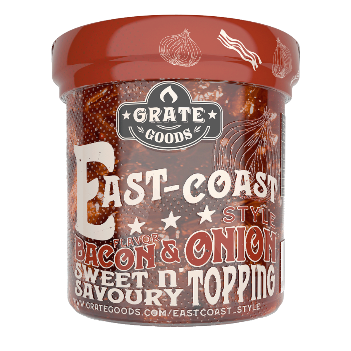 East Coast Bacon Onion Savoury Topping | Grate goods