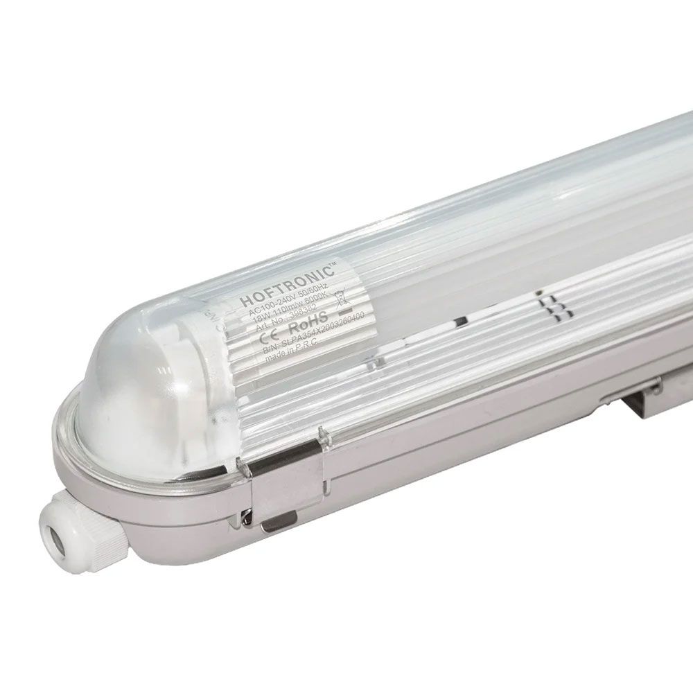 Ecoseries - LED TL armatuur 150cm IP65 - 6000K - 24 Watt 3840lm (160lm/W) - Flikkervrij koppelbaar - T8 G13 fitting | HOFTRONIC