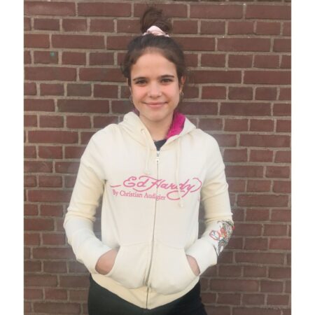 Ed Hardy Basic Double Print Hoody Off White -L | 50% korting | Ed Hardy - Christian Audigier