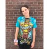Ed Hardy Faith Blue Shirt -L | 50% korting | Fiftiesstore