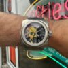 Ed Hardy Heren Horloge Doodshoofd Hanenkam Zilver | 50% korting | Ed Hardy - Christian Audigier