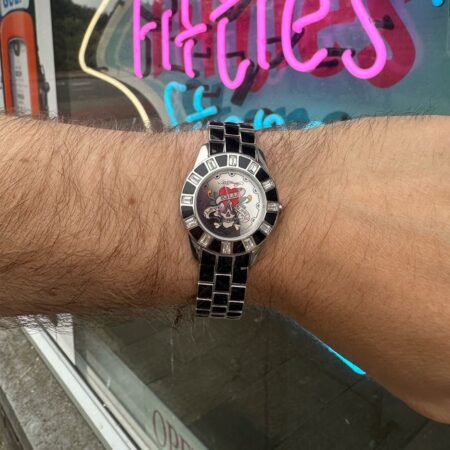 Ed Hardy Heren Horloge Love Kills Slowly Zwart | 50% korting | Ed Hardy - Christian Audigier