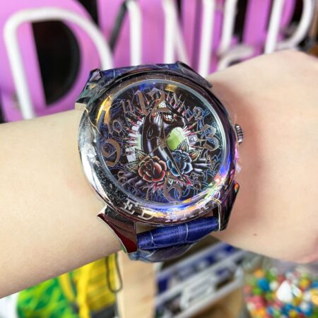 Ed Hardy Horloge Old School Zwarte Panter | 50% korting | Ed Hardy - Christian Audigier