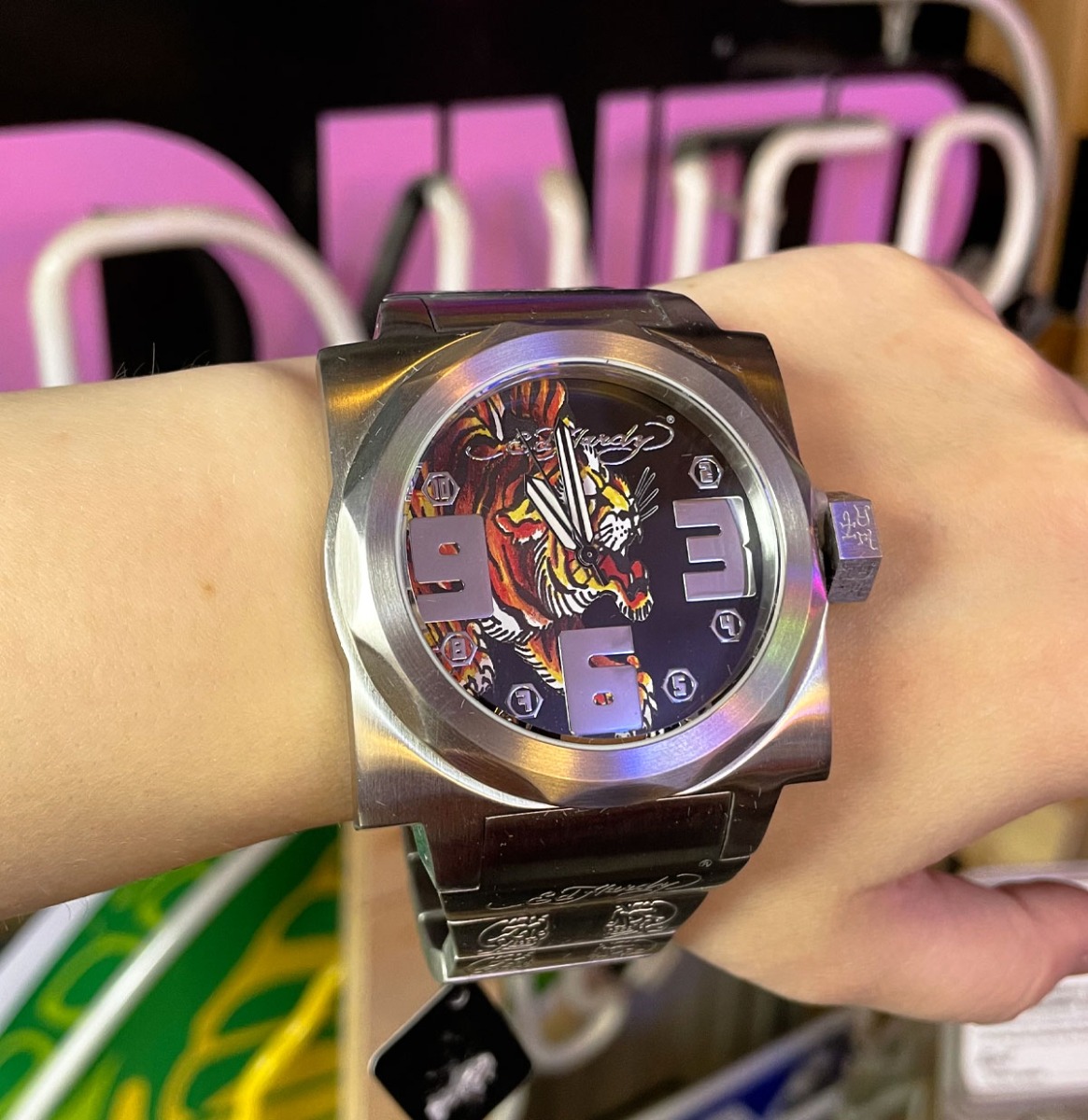 Ed Hardy Mannen Horloge Japans Roestvrij Staal | 50% korting | Ed Hardy - Christian Audigier