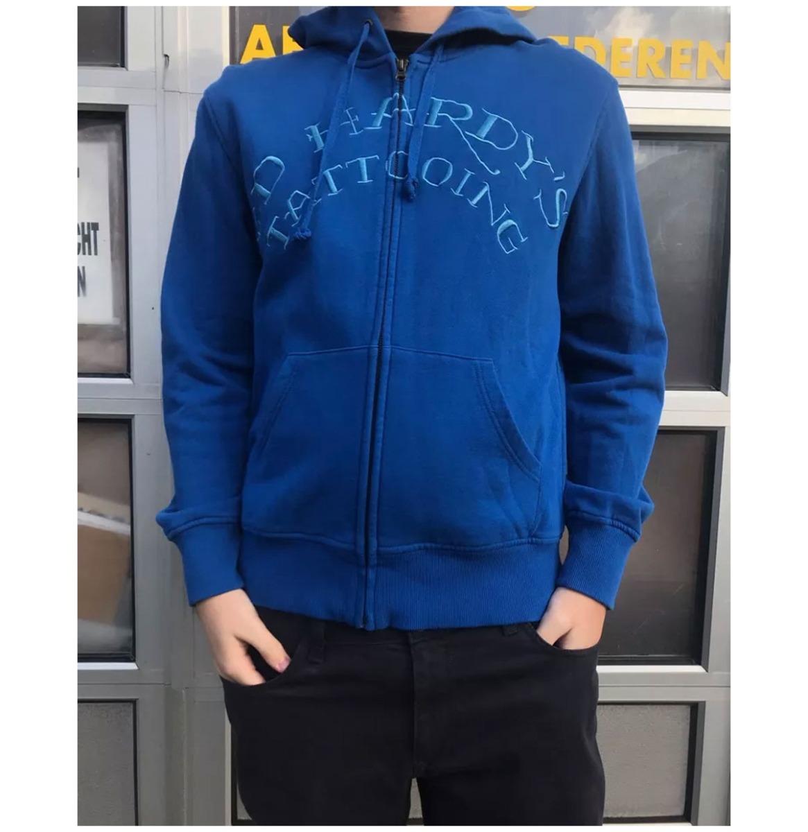 Ed Hardy Tattooing Snake & Shoots Men Hoody-M | 62% korting | Fiftiesstore