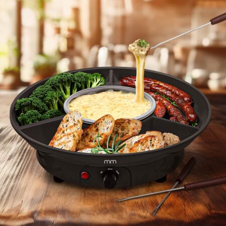 Elektrische Fondueset - 260 ml - Inclusief 2 Vorken | MIKAMAX