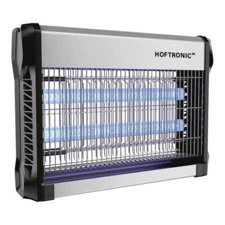 Elektrische Muggenlamp - 20 Watt - 4200 Volt - Geschikt voor 80m² - UV Vliegenlamp - Insectenlamp - Incl. stekker - Hoog voltage - Extra Krachtig | HOFTRONIC