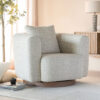 Eleonora Draaifauteuil 'Jordan' Grove Bouclé