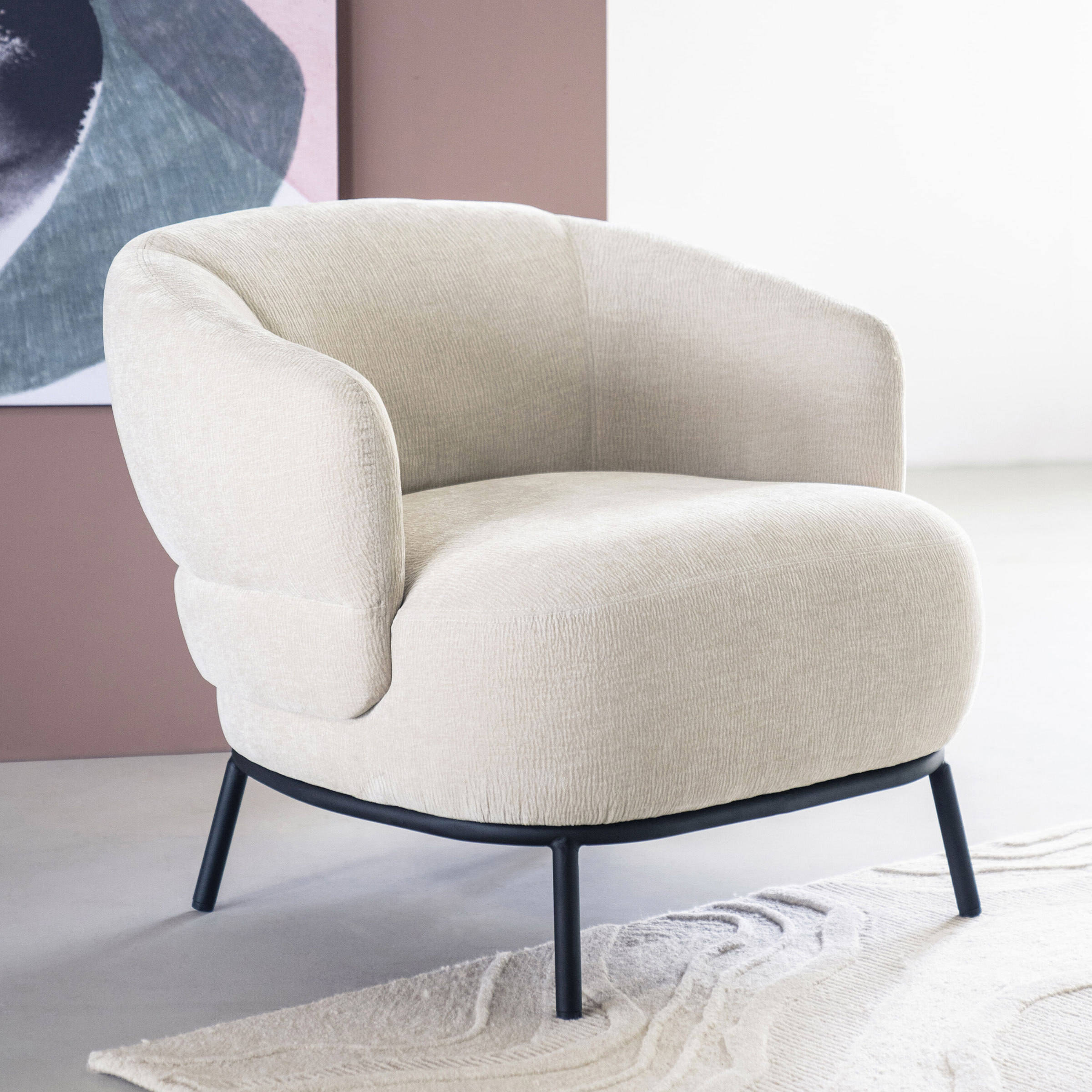 Eleonora Fauteuil 'David' Chenille