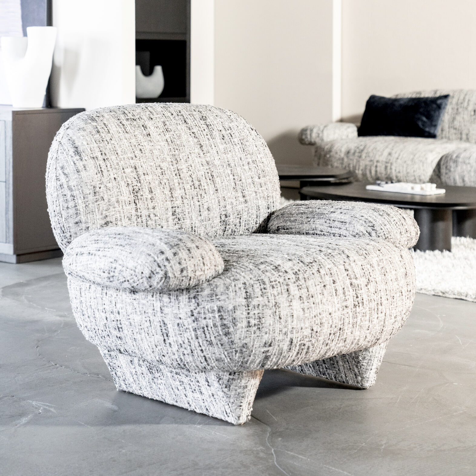 Eleonora Fauteuil 'Jayden' kleur Grijs | Eleonora