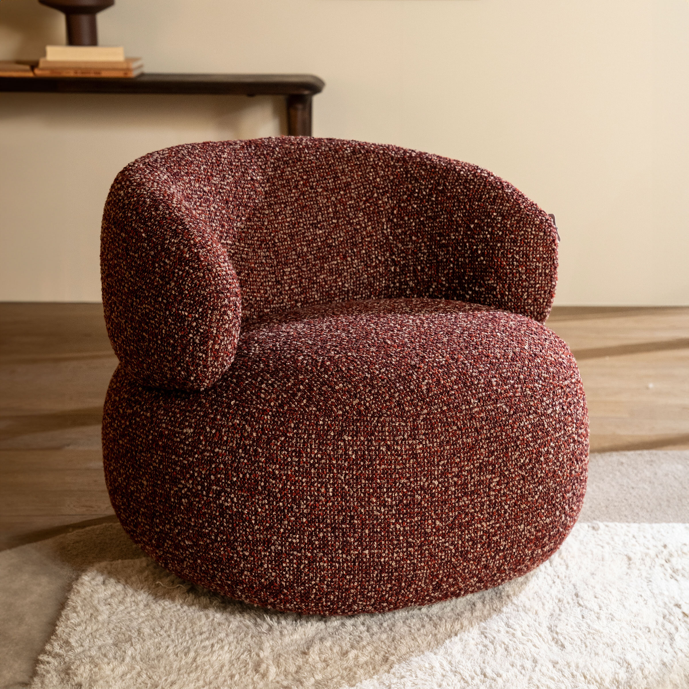 Eleonora Fauteuil 'Maeve' kleur Rood | Eleonora