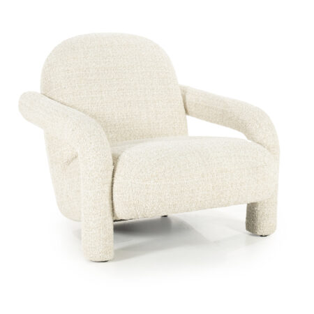 Eleonora Fauteuil 'Monica' Grove Bouclé