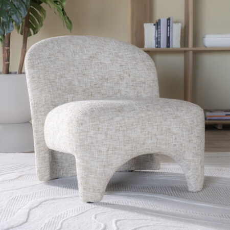 Eleonora Fauteuil 'Owen' kleur Taupe | Eleonora