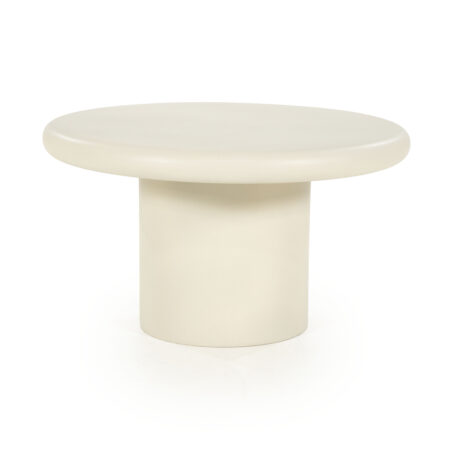 Eleonora Ronde Bijzettafel 'Jade' Magnesium oxide