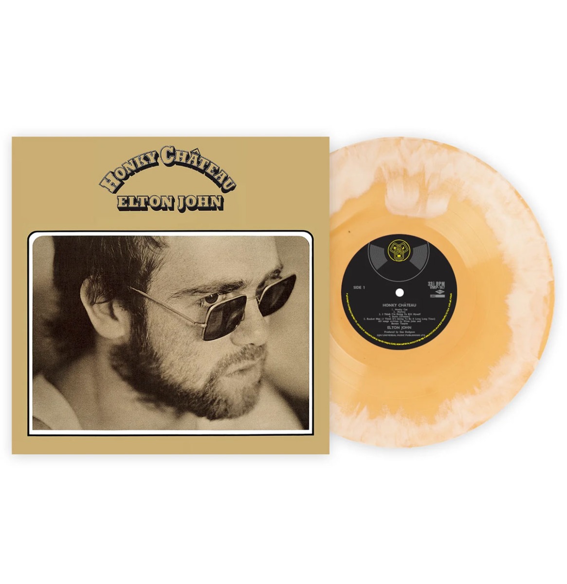 Elton John - Honky Château (Gekleurd Vinyl) (VMP Exclusief) (LP) | Fiftiesstore