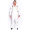 Elvis Jumpsuit White-S | 21% korting | Bennies Fifties