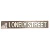 Elvis Lonely Street Bord - Metalen Bord met Relief 91