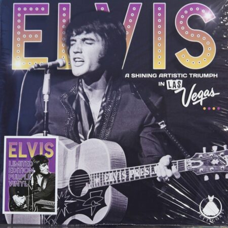 Elvis Presley - A Shining Artistic Triumph In Las Vegas (Paars Vinyl) + CD (LP) | Elvis Presley