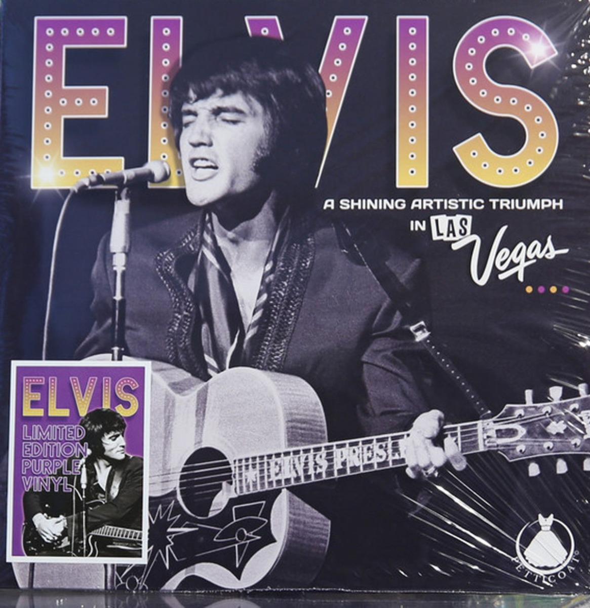 Elvis Presley - A Shining Artistic Triumph In Las Vegas (Paars Vinyl) + CD (LP) | Elvis Presley