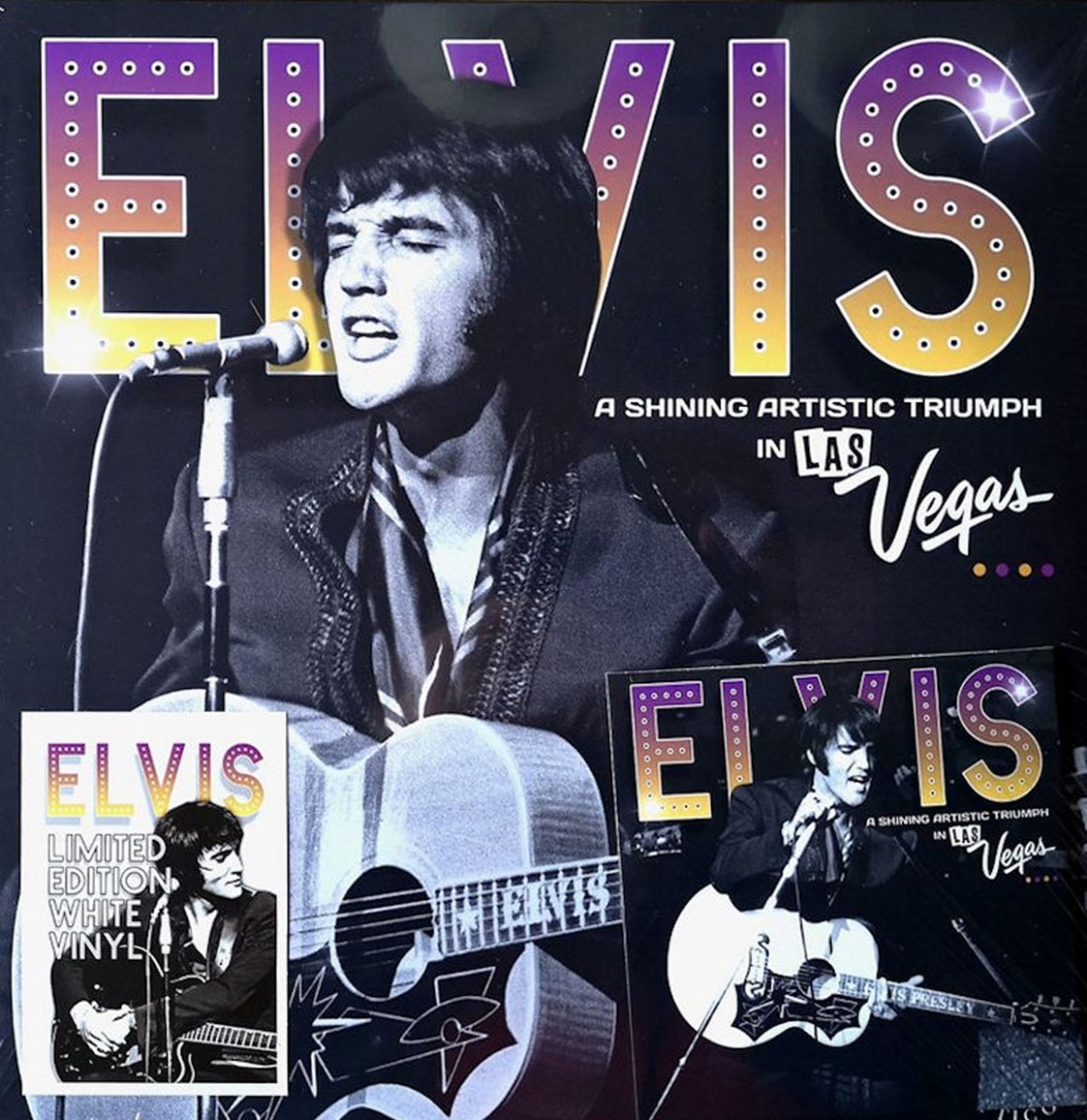 Elvis Presley - A Shining Artistic Triumph In Las Vegas (Wit Vinyl) + CD (LP) | Elvis Presley