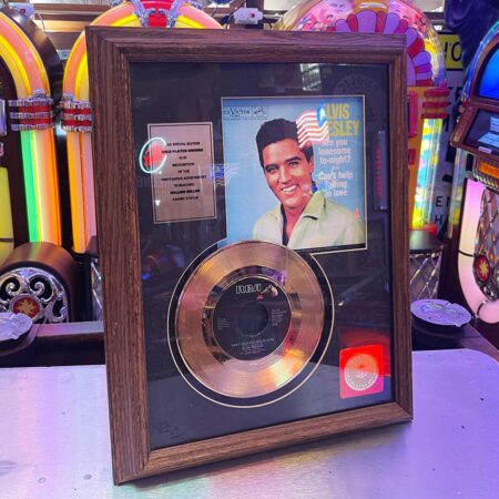 Elvis Presley Are You Lonesome To-Night Gouden Plaat 24KT | Elvis Presley