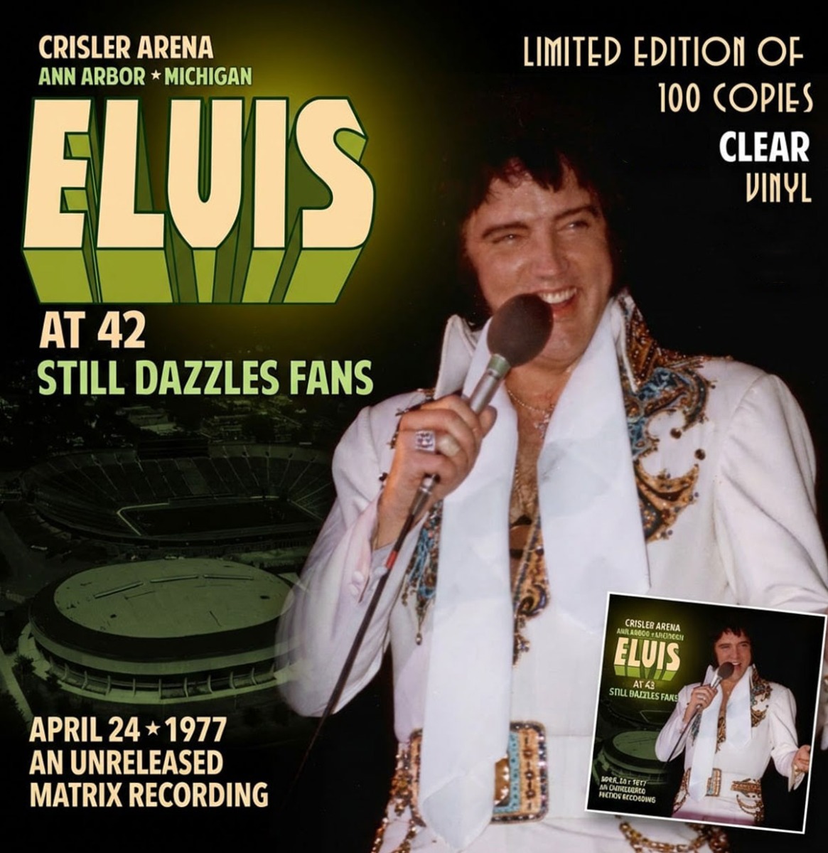 Elvis Presley - At 42 Still Dazzles Fans (Limited Edition Transparant Vinyl) (LP) | Elvis Presley