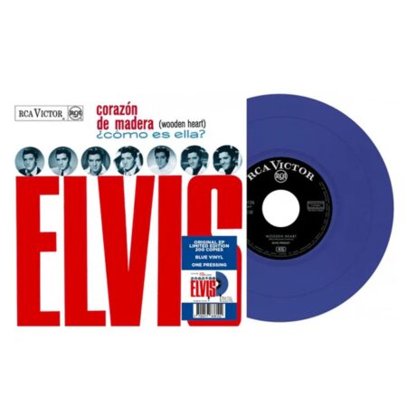 Elvis Presley - Corazón De Madera - EP Etranger N13 (Blauw Vinyl) | Fiftiesstore