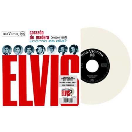 Elvis Presley - Corazón De Madera - EP Etranger N13 (Transparant Vinyl) | Fiftiesstore