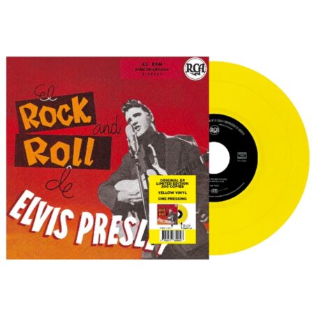 Elvis Presley - El Rock and Roll De Elvis Presley (Geel Vinyl) 7" | Fiftiesstore