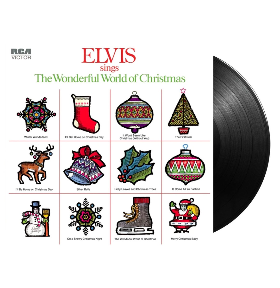 Elvis Presley - Elvis Sings The Wonderful World Of Christmas (LP) | Elvis Presley