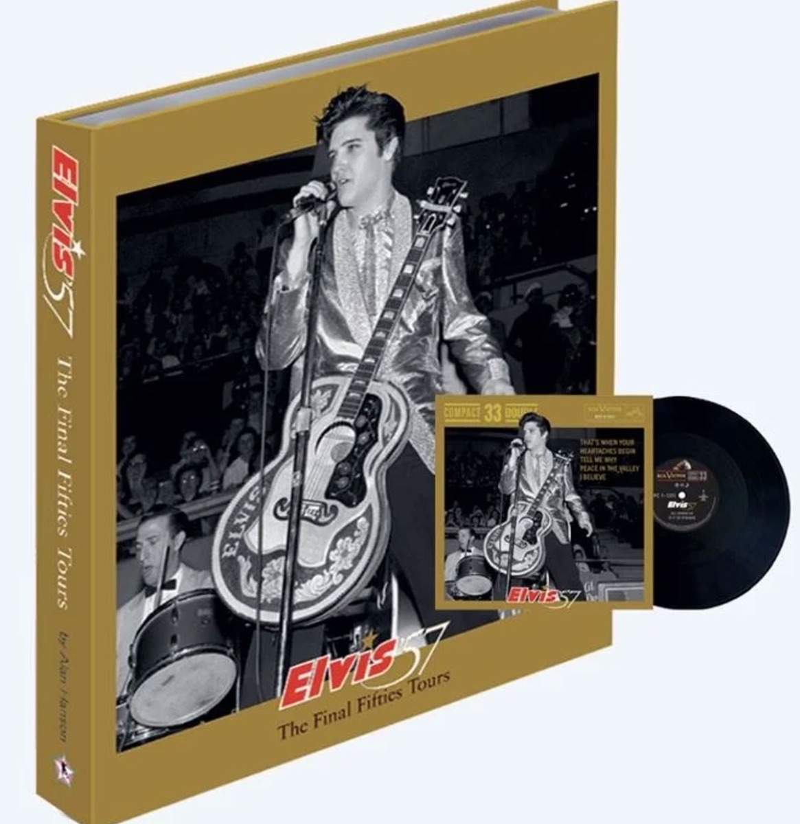 Elvis Presley - Elvis '57 The Final Fifties Tours - FTD Boek + 7inch Vinyl | Fiftiesstore