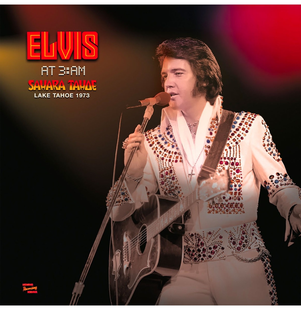 Elvis Presley - Elvis at 3:AM Sahara Tahoe Lake Tahoe 1973 ZWART VINYL | Elvis Presley