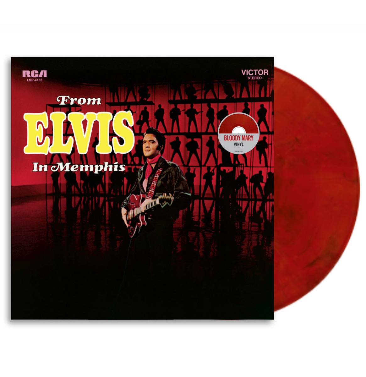 Elvis Presley - From Elvis In Memphis Limited 2025 Bloody Mary Rood Zwart Marble Vinyl (LP) | Elvis Presley