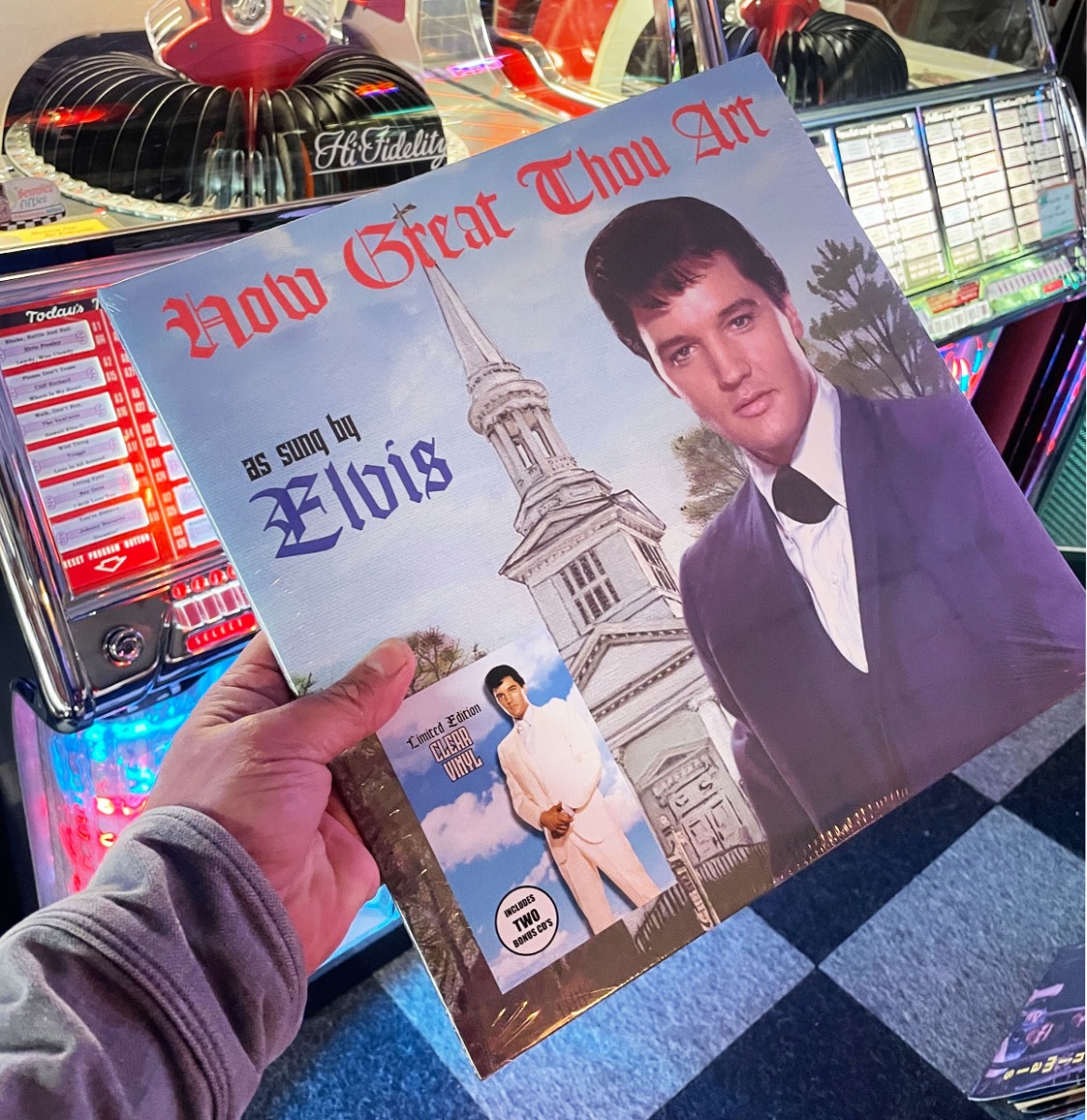 Elvis Presley - How Great Thou Art as sung By Elvis (Clear Vinyl) 2 + 2 Bonus CD's (LP) | Elvis Presley