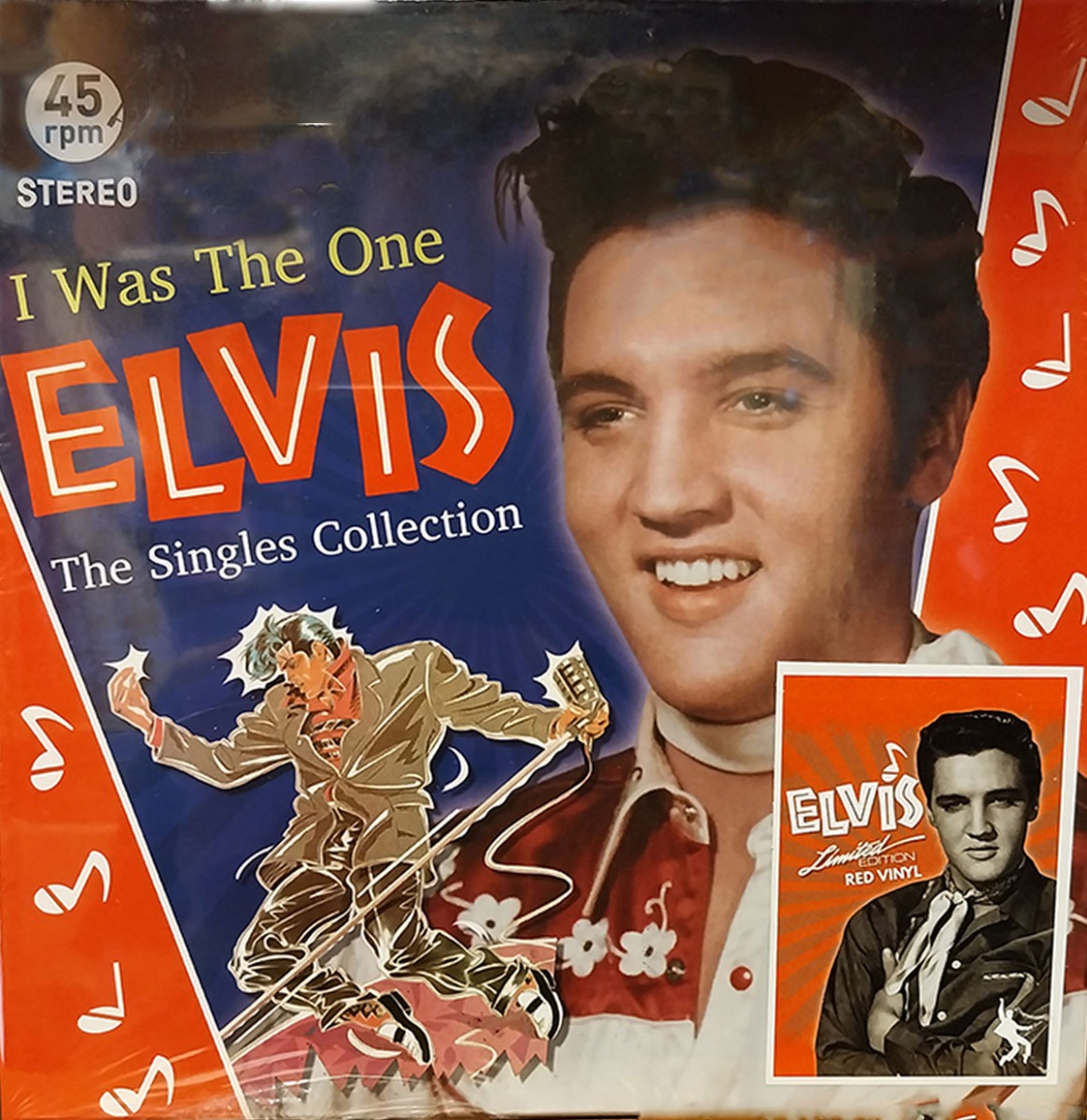 Elvis Presley - I Was The One: The Singles Collection 5x 7inch + CD (Rood Vinyl) (LP) | Elvis Presley
