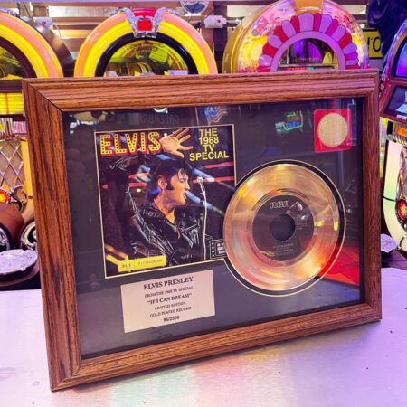 Elvis Presley If I Can Dream 24 Karaat Vergulde Gouden Plaat | Elvis Presley