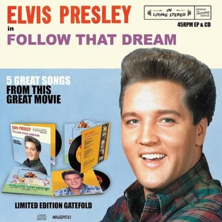 Elvis Presley In Follow That Dream Gatefold Combi CD & CLEAR Vinyl EP MRS | Elvis Presley