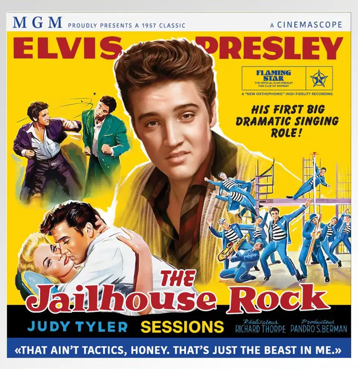 Elvis Presley - Jailhouse Rock (Flaming Star Exclusief) Geel 2- and CD (LP) | Elvis Presley