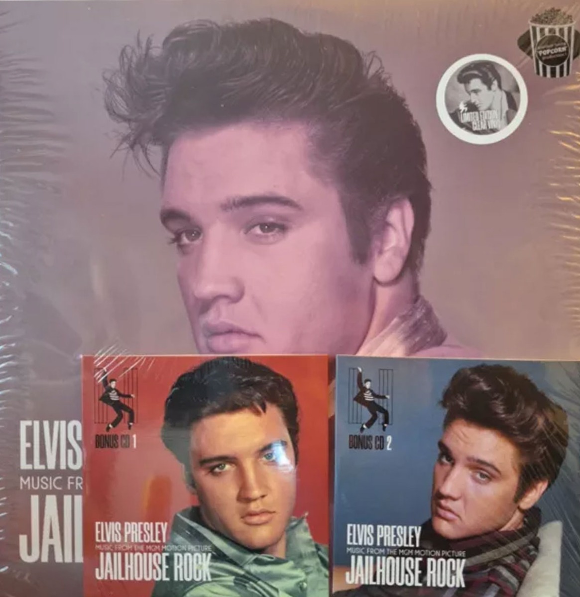 Elvis Presley - Jailhouse Rock (Music from the MGM motion picture) 2CD + 2 (Paars & Helder Vinyl) (LP) | Elvis Presley