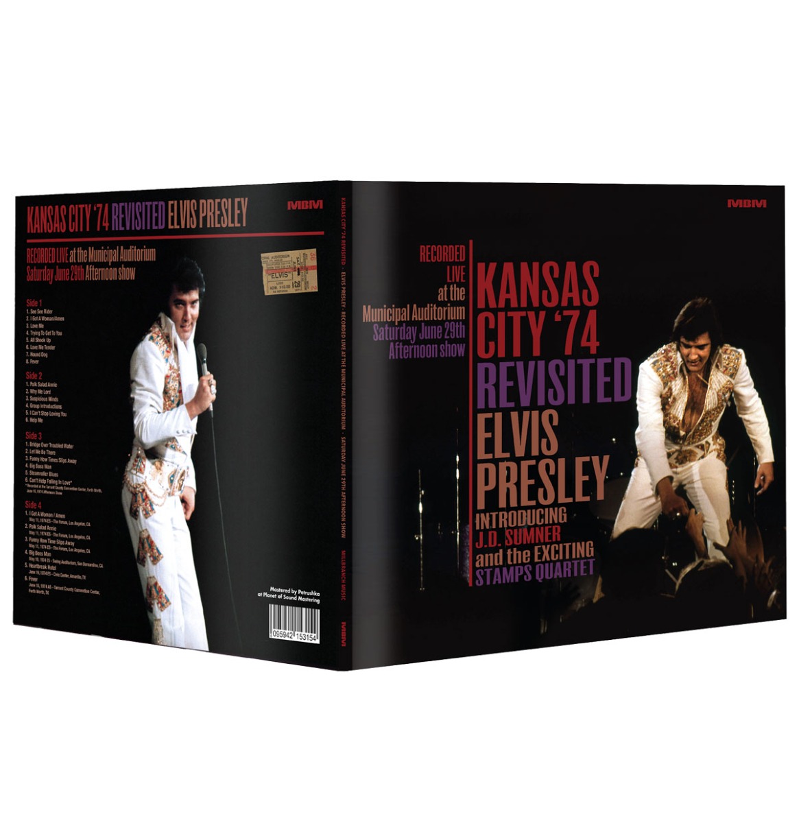 Elvis Presley - Kansas City '74 Revisited Afternoon Show 2 - ZWART VINYL en CD (LP) | Elvis Presley