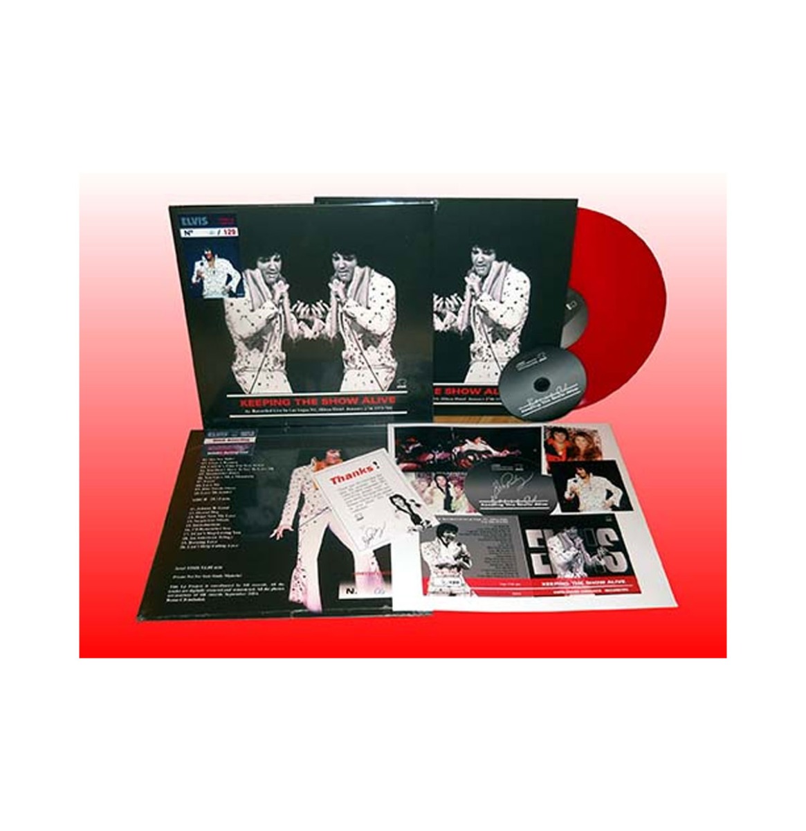 Elvis Presley - Keeping The Show Alive (Rood Vinyl) CD+ (LP) | Elvis Presley